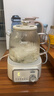 美的（Midea）花漾0胶水全玻璃养生壶 多功能煮茶壶 母婴烧水壶 恒温电热水壶 全自动一体煮茶器1.2L YS12B302J 实拍图