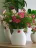 爱已装糖陶瓷花瓶仿真花套装白玉陶瓷瓶+小雏菊简约客厅摆件餐桌装饰花 实拍图