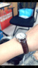 天梭（TISSOT）【咨询有惊喜】力洛克系列1853经典机械女表手表瑞士腕表 送女友 银盘棕色皮带T006.207.16.038.00 实拍图