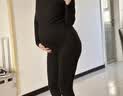 浪莎孕妇半高领打底衫女25秋冬新品内搭7A抑菌防螨加绒孕期保暖上衣 实拍图