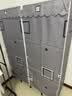 衣柜简易钢架结构卧室免安装出租房一体布衣柜家用折叠衣橱收纳柜 憧憬【一体加粗框架】 长130*宽50*高170cm【折叠免安装】 实拍图