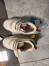 基诺浦 冬季男女儿童软底舒适学步鞋 1-5岁潮流百搭宝宝机能鞋GY1662 象牙白/烟雾棕/学院绿 27.5 175mm 适合脚长176-180mm 实拍图