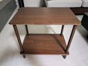 实木边几沙发旁边柜迷你小茶几茶桌置物架客厅家用简易床头边桌子 【进口全实木】60*40*55cm 胡桃 实拍图
