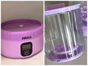 梦多福内衣内裤洗衣机专用迷你小型洗衣杯自动清洗机洗袜子神器无线双杯双桶充电便携宿舍免安装分体懒人 霞光紫（单杯款/7000毫安）续航35次 内衣裤专用分桶分体-2.5L大容量 实拍图