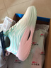 回力官方女鞋保暖运动鞋女冬季新款加绒加厚棉鞋女 白绿粉 36 实拍图