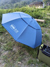 本诺钓鱼伞防暴雨大钓伞机械臂防风钓鱼雨伞黑胶户外遮阳伞万向拐杖伞 1.8#【加厚黑胶 防雨防晒】雾蓝 12棱防转抗风大钓伞 实拍图