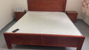 千禧盛世实木床金花梨木仿古双人床中式雕花大床古典卧室家具 实木床+2柜+乳胶棕薄垫 1.8*2.0m【全榫卯款】 实拍图