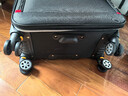 竹貂行李箱耐磨牛津布28英寸大容量男拉杆箱女万向轮旅行箱密码箱皮箱 黑色-可拆卸万向轮 30英寸 【超大慎选，出国旅行】 实拍图