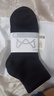 猫人（MiiOW）女士袜子女【25年春秋10A抗菌】棉袜中筒袜抑菌防臭黑色短筒袜5双 实拍图