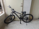 喜德盛山地自行车黑客380避震前叉21速禧玛诺变速X6铝合金车架通勤代步 黑/灰色（25款） 15.5寸（建议身高150-165cm） 实拍图