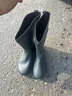 品之德 高筒雨鞋 户外雨天耐磨水靴不易滑雨靴 防水胶鞋 黑色高筒43 实拍图