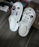 俞兆林（YUZHAOLIN）洞洞鞋男女EVA沙滩鞋凉拖鞋轻盈外穿拖鞋 YG519 白色 38-39 实拍图