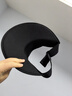 目丸防晒帽女防紫外线遮阳帽男遮脸太阳帽子大帽檐骑车跑步夏季空顶帽 黑色无痕 实拍图