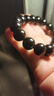 普陀山乌金黑曜石手串男补水事业护身男女情侣手串护身符生日礼物 实拍图