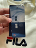 FILA 斐乐女装卫衣男女同款套头卫衣秋冬情侣款休闲加绒保暖长袖上衣 奶盐白-IV XL 180/100A/XL 实拍图