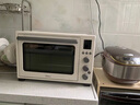 美的（Midea）【国家补贴】家用多功能风炉电烤箱 40L大容量/四面搪瓷/热风循环/空气炸锅烤箱一体机PT4012W二代 实拍图