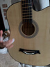 维卡斯（WEIKASI）民谣吉他初学者木吉他单板新手入门练习琴guitar吉它学生男女乐器 38英寸原木色+礼包【初学推荐】 实拍图