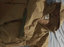 马登工装美式复古连帽羽绒服男秋冬加厚保暖外套90白鸭绒男士防寒衣服 卡其色 2XL （170-185斤） 实拍图