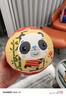费雪（Fisher-Price）儿童玩具球17cm 小皮球拍拍球幼儿园橡胶篮球熊猫生日礼物礼品 实拍图