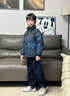 波司登【疯狂动物城】新款儿童羽绒服保暖外套厚中性男女短款立领新年红 冰川熊蓝9CR8 130 /64 约115-130cm 26kg-卡码拍大 实拍图