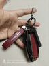 绅创吉利钥匙套缤越星越L/S博越L星瑞帝豪远景X3/6豪越缤瑞博瑞包扣壳 吉利-D款-双面皮-火山红 实拍图