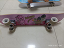 京东京造滑板儿童青少年男女专业四轮双翘板刷街枫木初学滑板节日礼物粉色 实拍图