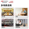 海康威视（HIKVISION）会议一拖二无线麦克风桌面短杆方管话筒主席台UHF高保真抗干扰自动对频防啸叫演讲培训广播 实拍图