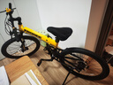 EROADE德国折叠山地自行车男成人青少年学生超轻便携铝合金越野变速赛车 黄色【宙马X1】全铝合金-碟刹 24寸-适合身高150-170cm 24速 实拍图