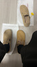 东园物作真皮休闲日系外穿舒适百搭真皮软木男女款圆头平底防滑全包勃肯鞋 深卡其 40 【偏大一码】 实拍图