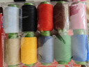 10卷302家用黑白彩色缝纫线手工宿舍diy缝纫线针线套装 10卷10色彩色302缝纫线 3.5克 单卷线净重 实拍图
