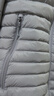 迪卡侬（DECATHLON）短款羽绒服轻薄薄外套户外运动保暖内胆排骨羽绒服TREK100 男款-冰川灰-立领 S 实拍图