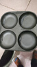 【大牌同款】章丘四孔铸铁煎蛋锅无涂层不易粘多功能早餐煎蛋锅 黑色17cm 铸铁四孔煎锅 实拍图