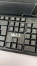 吉选（GESOBYTE）K830P 键盘 有线键盘 办公键盘 104键 防泼水 PS2圆口 台式电脑专用键盘 黑色 实拍图