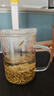 忆壶茶玻璃茶杯个人专用泡茶水分离带盖把手耐热办公室绿茶水杯子 实拍图