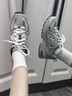 NEW BALANCE NB530官方老爹鞋男鞋女鞋情侣复古秋冬透气百搭运动休闲鞋 米白/金属银MR530KA 建议拍小半码 43 (脚长27.5cm尺码详询客服) 实拍图