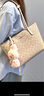 蔻驰（COACH）【品牌直供】女士FIONA24手提单肩托特包沙黄配白垩色CBT18 实拍图