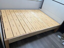 全实木榻榻米无床头床架子排骨架静音床架简约现代可定制任意尺寸 标准版高40CM包上楼包装颜色留言 1米宽1.9米长 实拍图