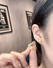中国黄金（CHINA GOLD）雪花黄金耳钉女款足金耳环养耳洞耳饰品情人节生日礼物送女友老婆 【今/次日达】雪花耳钉【一对】约0.9g 实拍图