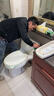 九牧（JOMOO）11173-2-1/31KD-3大力神家用马桶虹吸抗菌节水洁具305坑距 实拍图