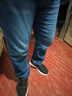 真维斯（Jeanswest）王一博代言牛仔裤男秋冬新款天丝舒适修身直筒高端潮牌休闲裤子男 蓝色+深蓝【天丝常规组合】 33 码(2尺6) 【建议140-150斤】 实拍图