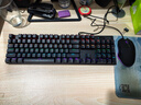 爱国者（aigo）DK104 机械键盘鼠标套装有线连接即插即用电竞游戏办公键鼠套装全键无冲RGB发光 黑色 青轴 实拍图