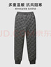 雪中飞羽绒裤内搭男士2025新款加厚简约休闲保暖冬季高腰防寒内穿长裤 灰色 XL 180/82A /130-140斤 实拍图