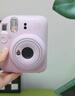 富士（FUJIFILM）立拍立得mini12 mini11/7/9升级款 相纸一次成像相机拍照生日礼物 Mini12 浅樱粉（现货） 官方标配 实拍图