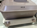 美的（Midea）多功能锅火锅专用锅超薄速沸分控电火锅电蒸锅多用途锅烤肉锅蒸烤涮一体料理锅6.5L DLS332266 实拍图