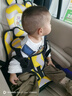 便携式宝宝汽车简易背带儿童座椅婴幼儿通用坐垫固定带 升级条纹黄小熊 高配【全新升级】送增高垫 晒单实拍图