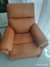 左右沙发功能皮感科技布单人沙发单椅DZY6010 暮光橙31055 实拍图