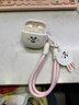 漫步者花再【LINE FRIENDS联名礼盒】Zero Air 无线蓝牙耳机 可妮兔款 半入耳式耳机 蓝牙5.4  实拍图