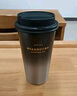 星巴克（Starbucks）杯子 咖啡宝藏系列 高颜值黑色不锈钢保温杯咖啡杯男女士送礼礼物 黑白渐变不锈钢桌面杯430ml 实拍图