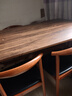 全品屋餐桌椅组合家用饭桌子小户型简约公寓快餐出租商用长方形电脑桌 胡桃木色 140cm 【宽80CM】一桌六椅 实拍图