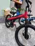 九号（Ninebot）儿童自行车5-7岁单车铝合金山地学生红色18寸适合身高115-135cm 实拍图